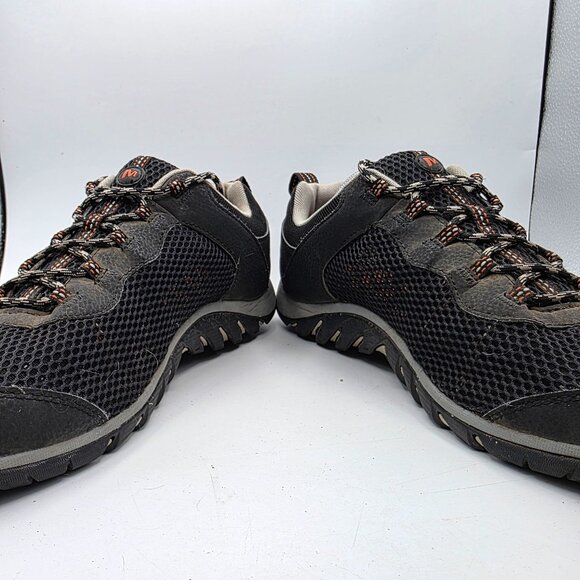 Merrell Riverbed Mens 12 Black Gray Hiking Shoes Lightweight Breathable Camping - Picture 3 of 13